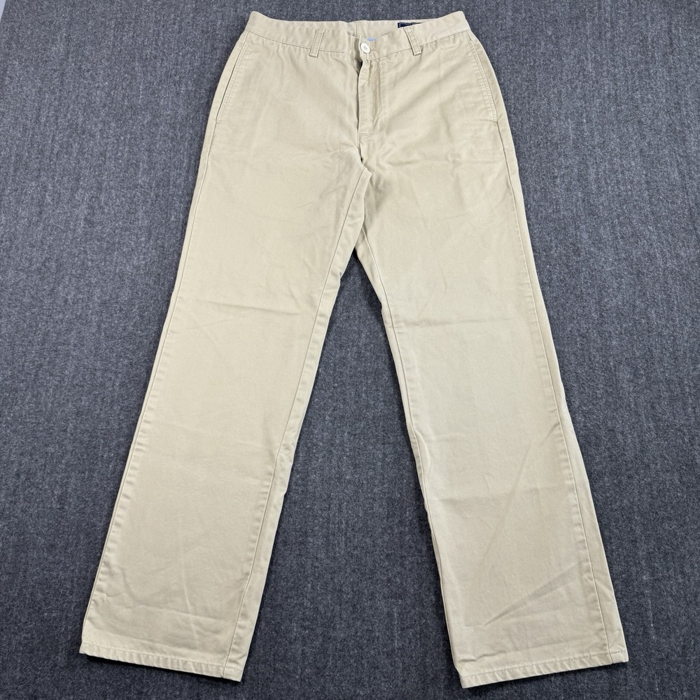 Vineyard Vines Club Pants Mens 30x29.75 Khaki Beige 100% Cotton Chino